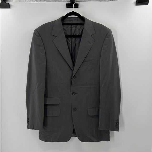 Gucci Men's 3 Button Wool Blazer - Gray - 48 or US 38 - Picture 1 of 11